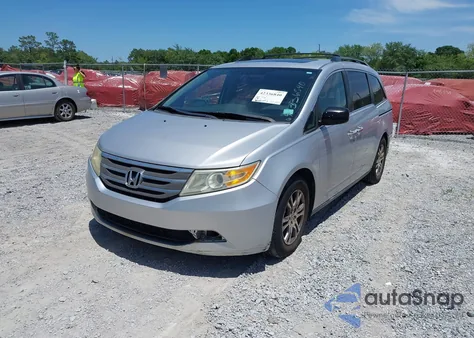 2013 Honda Odyssey Ex-L from USA, damaged, VIN 5FNRL5H69DB055459